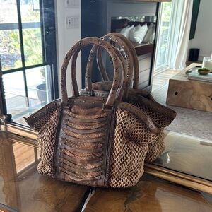 Corral Brand Brown Leather Designer Women's Bag w/ Dustbag